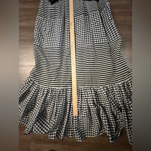 60s VTG Miss Elliette Boho Maxi Dress Gunne Sax Prairie Hippie Retro Cottagecore - Picture 8 of 10